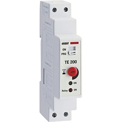 VEMER VJ79720000 TE-200 Elektronické schodišťové světlo, časový spínač s montáží DIN lišty, bílý VEMER VJ79720000 TE-200 Elektronické schodišťové světlo, časový spínač s montáží DIN lišty, bílý