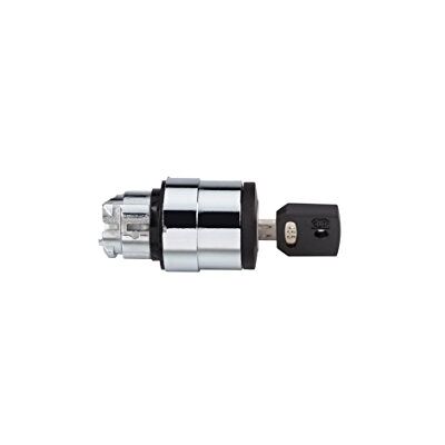Schneider Electric Harmony XB4 Schlüsselschalter, Frontelement, Metall, 22mm, 2 Stellungen, rastend, schwarz, Artikelnummer ZB4BG4 Schneider Electric Harmony XB4 Schlüsselschalter, Frontelement, Metall, 22mm, 2 Stellungen, rastend, schwarz, Artikelnummer ZB4BG4