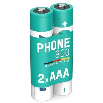 Ansmann 2X NiMH akumulátor Micro AAA 800 mAh 1,2 V dobíjecí baterie Ansmann 2X NiMH akumulátor Micro AAA 800 mAh 1,2 V dobíjecí baterie