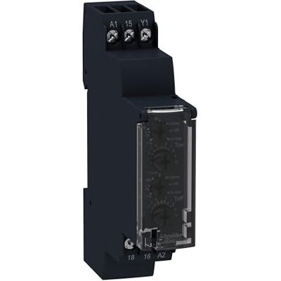 Schneider Electric Schneider RE17RLMU, Zeitrelais Taktgeber/Blinker, 0,1 s-100 h, Relais 1 W, 24 VDC/24-240 VAC Schneider Electric Schneider RE17RLMU, Zeitrelais Taktgeber/Blinker, 0,1 s-100 h, Relais 1 W, 24 VDC/24-240 VAC