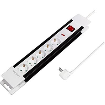 LogiLink LPS211 Steckdosenleiste 5-Fach mit eingebautem Safety Shutter (erhöhter Berührungsschutz), 3m weiß/schwarz LogiLink LPS211 Steckdosenleiste 5-Fach mit eingebautem Safety Shutter (erhöhter Berührungsschutz), 3m weiß/schwarz