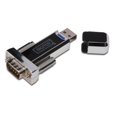 Digitus USB na sériový adaptér RS232 konvertor USB 1.1 Typ-A na DSUB 9M PL2303RA čipová sada prodlužovací kabel Digitus USB na sériový adaptér RS232 konvertor USB 1.1 Typ-A na DSUB 9M PL2303RA čipová sada prodlužovací kabel