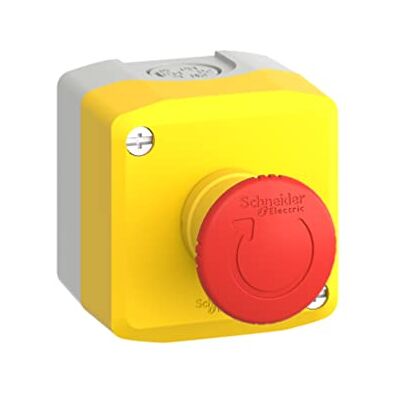 Schneider Electric Harmony XALK montážní kryt, plast, nouzový vypínač, otočné odblokování, 1S + 1Ö, žlutá, červená, číslo výrobku XALK178E Schneider Electric Harmony XALK montážní kryt, plast, nouzový vypínač, otočné odblokování, 1S + 1Ö, žlutá, červená, číslo výrobku XALK178E