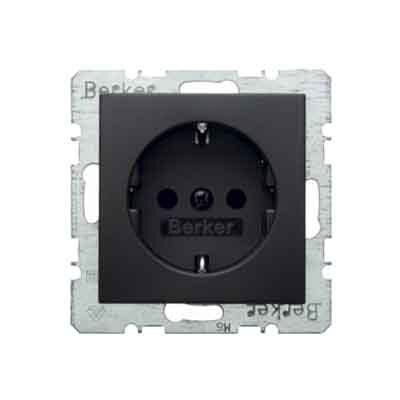 Hager Berker Schuko zásuvka. Šroub antracit série S1/B3/B7 Ref. 6512530030 Hager Berker Schuko zásuvka. Šroub antracit série S1/B3/B7 Ref. 6512530030