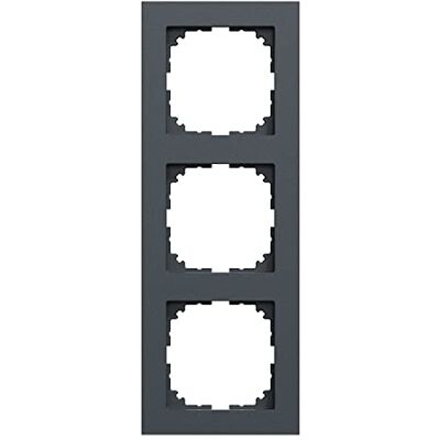 Schneider Electric Merten M-Pure rám pro zásuvky a vypínače, 3násobný, antracitový, číslo výrobku MEG4030-3614 Schneider Electric Merten M-Pure rám pro zásuvky a vypínače, 3násobný, antracitový, číslo výrobku MEG4030-3614