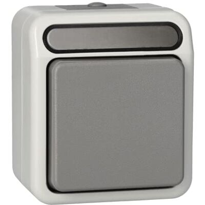Schneider Electric Merten křížový spínač křížový spínač, 1pólový, na omítku, 1pólový, IP44, Aquastar, světle šedá, číslo výrobku MEG3117-8029 Schneider Electric Merten křížový spínač křížový spínač, 1pólový, na omítku, 1pólový, IP44, Aquastar, světle šedá, číslo výrobku MEG3117-8029