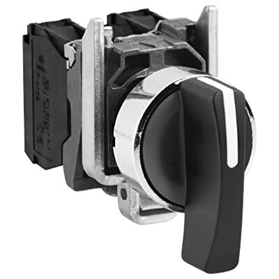 Schneider Electric XB4BJ53 Harmony XB4 – přepínač voliče, kov, 3 polohy, vratné pružiny do středu, dlouhá rukojeť, 2NO, 22 mm držák, černý Schneider Electric XB4BJ53 Harmony XB4 – přepínač voliče, kov, 3 polohy, vratné pružiny do středu, dlouhá rukojeť, 2NO, 22 mm držák, černý
