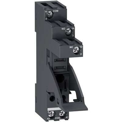 Schneider Electric Schneider RGZE1S48M Sockel für Rxg2, Getrennte Kontakt-Anordnung, 5 A, 250 V, Schraubklemme, Bügel Schneider Electric Schneider RGZE1S48M Sockel für Rxg2, Getrennte Kontakt-Anordnung, 5 A, 250 V, Schraubklemme, Bügel