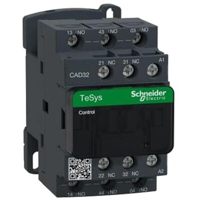 Schneider Electric Pomocný stykač TeSys Control 3S + 2Ö, 230 V, 50/60 Hz, číslo výrobku CAD32P7 Schneider Electric Pomocný stykač TeSys Control 3S + 2Ö, 230 V, 50/60 Hz, číslo výrobku CAD32P7