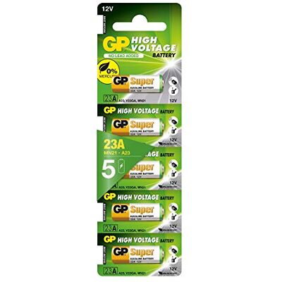 GP Alkalická baterie 23A MN21 12V, balení po 5 ks GP Alkalická baterie 23A MN21 12V, balení po 5 ks