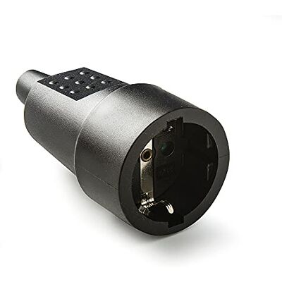 Famatel Mobilní zásuvka plast PVC TT 16A 250 V černá Famatel Mobilní zásuvka plast PVC TT 16A 250 V černá