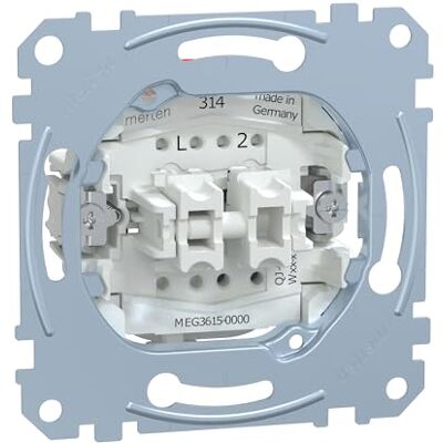 Schneider Electric Merten sériový spínač vložka pro montáž spínače a zásuvky, 1pólový, pod omítku, 16 A, AC 250 V, zásuvné svorky, číslo výrobku MEG3615-0000 Schneider Electric Merten sériový spínač vložka pro montáž spínače a zásuvky, 1pólový, pod omítku, 16 A, AC 250 V, zásuvné svorky, číslo výrobku MEG3615-0000