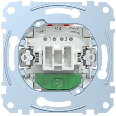 Schneider Electric Merten vypínač pro montáž spínače a zásuvky, 2pólový, pod omítku, 10A, AC 250 V, zásuvné svorky, číslo výrobku MEG3102-0000 Schneider Electric Merten vypínač pro montáž spínače a zásuvky, 2pólový, pod omítku, 10A, AC 250 V, zásuvné svorky, číslo výrobku MEG3102-0000