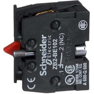 Schneider Electric Hilfsschalter ZB2, ZB2BE102 Bez ražení, 1 Ö, bez funkce skoku, přední montáž, 1 kus Schneider Electric Hilfsschalter ZB2, ZB2BE102 Bez ražení, 1 Ö, bez funkce skoku, přední montáž, 1 kus