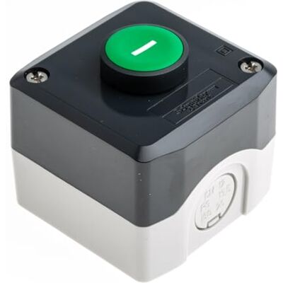 Schneider Electric Harmony XALD montážní kryt, plast, 1 tlačítko, 22 mm, 1S, tmavě šedá/zelená, číslo výrobku XALD102 Schneider Electric Harmony XALD montážní kryt, plast, 1 tlačítko, 22 mm, 1S, tmavě šedá/zelená, číslo výrobku XALD102
