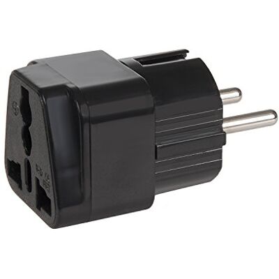 Maclean MCE155 univerzální cestovní adaptér konektor GB/UK (zdířka) pro EU Schuko (zástrčka) Maclean MCE155 univerzální cestovní adaptér konektor GB/UK (zdířka) pro EU Schuko (zástrčka)