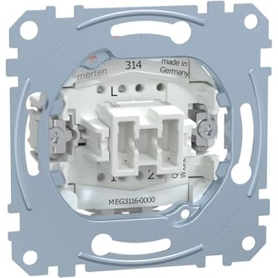 Schneider Electric Merten nástavec pro vypínací a výměnný spínač, pod omítku, 1pólový, číslo výrobku MEG3116-0000, 1 kus Schneider Electric Merten nástavec pro vypínací a výměnný spínač, pod omítku, 1pólový, číslo výrobku MEG3116-0000, 1 kus