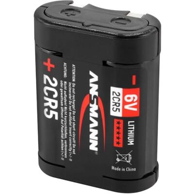 Ansmann Lithiová baterie 2CR5 / 6V Li fotobaterie s dlouhou životností/necitlivá vůči extrémním teplotám/ideální pro fotoaparáty, LED kapesní svítilny, senzor vodovodní baterie a mnoho dalšího Ansmann Lithiová baterie 2CR5 / 6V Li fotobaterie s dlouhou životností/necitlivá vůči extrémním teplotám/ideální pro fotoaparáty, LED kapesní svítilny, senzor vodovodní baterie a mnoho dalšího
