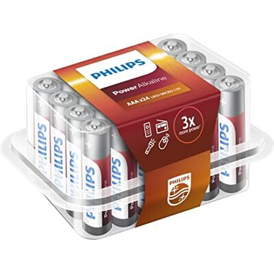 Philips LR03P24P/10 AAA Power alkalické baterie 24 kusů 1,5 V Philips LR03P24P/10 AAA Power alkalické baterie 24 kusů 1,5 V