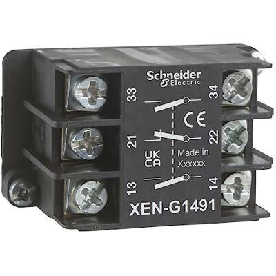 Schneider Electric Harmony XAC Hilfsschalter ohne Sprungfunktion, 1Ö+2S, Fronteinbau, Artikelnummer XENG1191 Schneider Electric Harmony XAC Hilfsschalter ohne Sprungfunktion, 1Ö+2S, Fronteinbau, Artikelnummer XENG1191