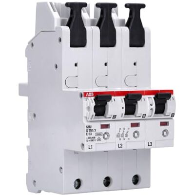 ABB S751/3-E63 SLS spínač 63A 3pólový selektivní hlavní jistič ABB S751/3-E63 SLS spínač 63A 3pólový selektivní hlavní jistič