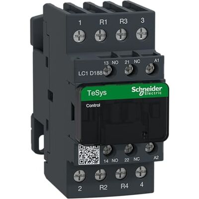 Schneider Electric Výkonový stykač Schneider LC1D188P7, 2S + 2Ö, 32A/AC1, cívka 230 V 50/60 Hz Schneider Electric Výkonový stykač Schneider LC1D188P7, 2S + 2Ö, 32A/AC1, cívka 230 V 50/60 Hz