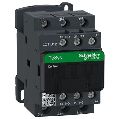 Schneider Electric TeSys D LC1D výkonový stykač / 24 V ac cívka, 3pólová 3 spínač, 690 V ac / 12 A Schneider Electric TeSys D LC1D výkonový stykač / 24 V ac cívka, 3pólová 3 spínač, 690 V ac / 12 A