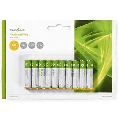 NEDIS AAA-alkalická baterie, 1,5 V, 1 0 ks NEDIS AAA-alkalická baterie, 1,5 V, 1 0 ks
