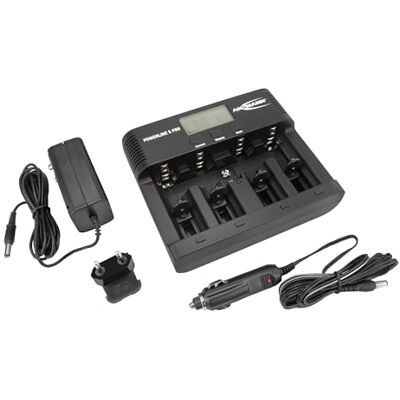 Ansmann Nabíječka pro NiMH akumulátory AA AAA C D & 9V Block LCD nabíječka baterií Ansmann Nabíječka pro NiMH akumulátory AA AAA C D & 9V Block LCD nabíječka baterií