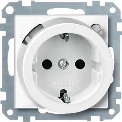 Schneider Electric Merten FI-šuko zásuvka, 233819 Schneider Electric Merten FI-šuko zásuvka, 233819