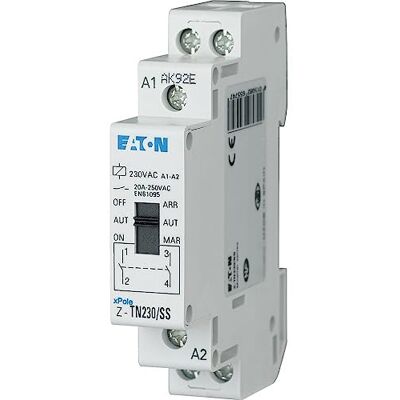 Eaton 265574 relé předvolby, 230 V AC/50 Hz, 2S, 20 A Eaton 265574 relé předvolby, 230 V AC/50 Hz, 2S, 20 A