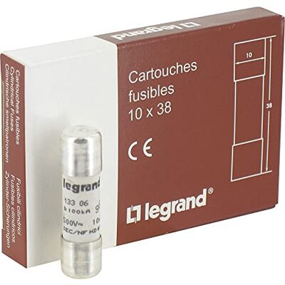 Legrand 013306 Pojistka válce 6A 500 V/AC 1 ks Legrand 013306 Pojistka válce 6A 500 V/AC 1 ks