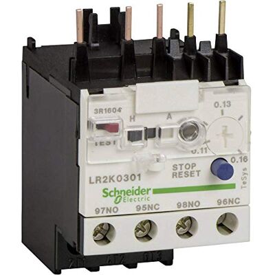 Schneider Electric Ochranné relé motoru, 8-11,5A, 1S+1Ö, třída 10A 8-11. 5A, číslo výrobku LR2K0316 Schneider Electric Ochranné relé motoru, 8-11,5A, 1S+1Ö, třída 10A 8-11. 5A, číslo výrobku LR2K0316