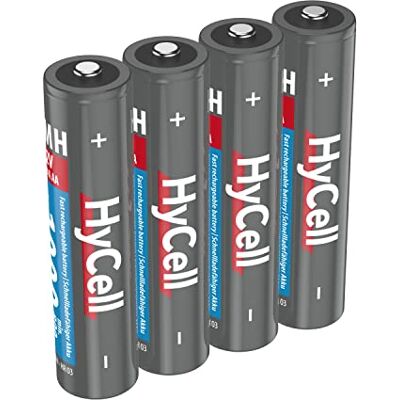 Ansmann Dobíjecí baterie HyCell Micro AAA 1000 mAh NiMH bez paměťového efektu, balení 4 ks foto akumulátorů, digitální fotoaparát, baterie na hraní Ansmann Dobíjecí baterie HyCell Micro AAA 1000 mAh NiMH bez paměťového efektu, balení 4 ks foto akumulátorů, digitální fotoaparát, baterie na hraní