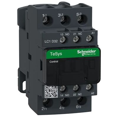Schneider Electric TeSys D LC1D Leistungsschütz / 110 V ac Spule, 3 -polig 3 Schließer, 690 V ac / 32 A, Motorsteuerung Schneider Electric TeSys D LC1D Leistungsschütz / 110 V ac Spule, 3 -polig 3 Schließer, 690 V ac / 32 A, Motorsteuerung