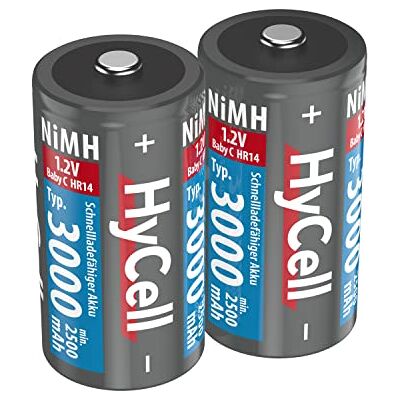 Ansmann HyCell dobíjecí baterie Baby C typ 3000 mAh NiMH bez paměťového efektu balení 2 ks foto baterie digitální fotoaparát akumulátor na hraní Ansmann HyCell dobíjecí baterie Baby C typ 3000 mAh NiMH bez paměťového efektu balení 2 ks foto baterie digitální fotoaparát akumulátor na hraní