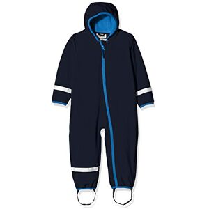 Playshoes Unisex dětská softshellová overal fleecová podšívka, Námořnická modrá Playshoes Unisex dětská softshellová overal fleecová podšívka, Námořnická modrá