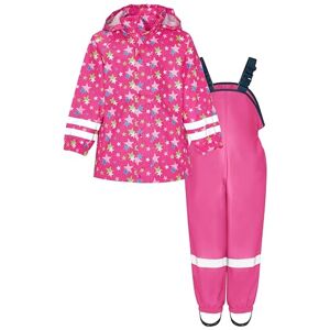 Playshoes Apparel sada do deště bez podšívky dvoudílné kalhoty do deště pláštěnka oděv do deště, Růžová Playshoes Apparel sada do deště bez podšívky dvoudílné kalhoty do deště pláštěnka oděv do deště, Růžová