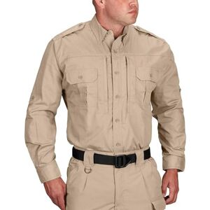 PROPPER Einsatzlangarmhemd für Herren Khaki, Large PROPPER Einsatzlangarmhemd für Herren Khaki, Large