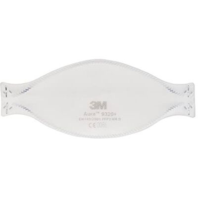 3M Aura 9320+ respirátor FFP2 – komfortní ochranná maska na částečky s optimálním přizpůsobením obličeje – jednorázová maska s ochranným stupněm FFP2 – jednotlivě zabaleno, 20 kusů 3M Aura 9320+ respirátor FFP2 – komfortní ochranná maska na částečky s optimálním přizpůsobením obličeje – jednorázová maska s ochranným stupněm FFP2 – jednotlivě zabaleno, 20 kusů