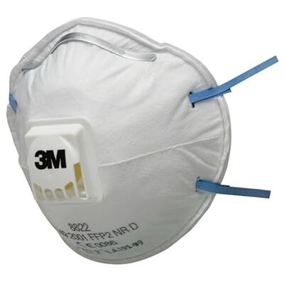 3M FFP2 respirátor 8822, s výdechovým ventilem Cool Flow, snižuje akumulaci tepla, nastavitelná nosní tyč, ochrana proti jemným částicím, řada 8000, balení 10 ks 3M FFP2 respirátor 8822, s výdechovým ventilem Cool Flow, snižuje akumulaci tepla, nastavitelná nosní tyč, ochrana proti jemným částicím, řada 8000, balení 10 ks