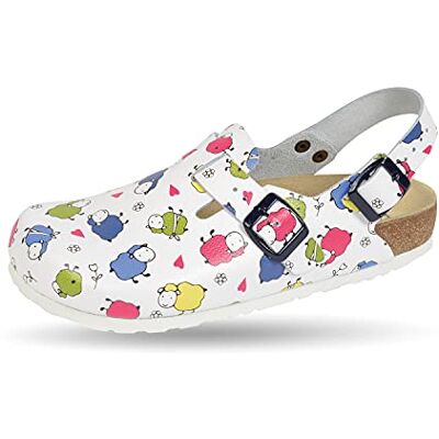 Weeger Dámské Clog M. Pásek na patě pracovní clogs Weeger Dámské Clog M. Pásek na patě pracovní clogs
