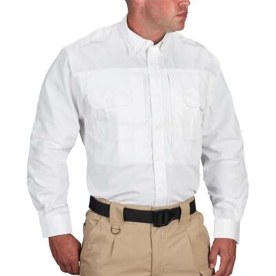 PROPPER Herren F5312 Herren Langarm Taktisches Hemd, Weiß, Größe S PROPPER Herren F5312 Herren Langarm Taktisches Hemd, Weiß, Größe S