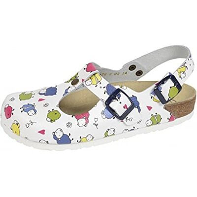 Weeger Dámské Clog M. Pásek na patě pracovní clogs Weeger Dámské Clog M. Pásek na patě pracovní clogs