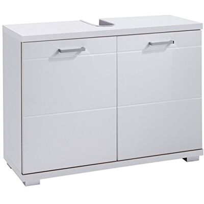 byLIVING Skříňka pod umyvadlo Nebraska, 2dveřová, Š 80, V 59, H 31,5 cm stojící skříňka pod umyvadlo, matná bílá vysoký lesk bílá byLIVING Skříňka pod umyvadlo Nebraska, 2dveřová, Š 80, V 59, H 31,5 cm stojící skříňka pod umyvadlo, matná bílá vysoký lesk bílá