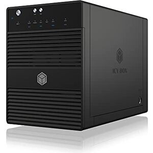 ICY BOX Externí 4násobný kryt USB-C na 2,5" a 3,5" SSD a pevné disky, USB 3.1 (Type-C, Gen 2), JBOD, ventilátor, SATA, hliník, IB-3740-C31 ICY BOX Externí 4násobný kryt USB-C na 2,5" a 3,5" SSD a pevné disky, USB 3.1 (Type-C, Gen 2), JBOD, ventilátor, SATA, hliník, IB-3740-C31
