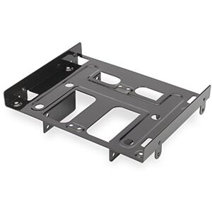 Ewent 5,25palcový montážní držák pro 2,5" a 3,5palcový pevný disk/SSD, černý Ewent 5,25palcový montážní držák pro 2,5" a 3,5palcový pevný disk/SSD, černý