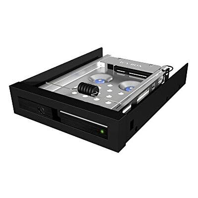 ICY BOX IB-2217aStS Wechselrahmen für 2,5" (6,35 cm) HDD/SSD für 1x 3,5" Schacht, SATA III, abschließbar, Vibrationsschutz, trägerlos (schwarz) ICY BOX IB-2217aStS Wechselrahmen für 2,5" (6,35 cm) HDD/SSD für 1x 3,5" Schacht, SATA III, abschließbar, Vibrationsschutz, trägerlos (schwarz)