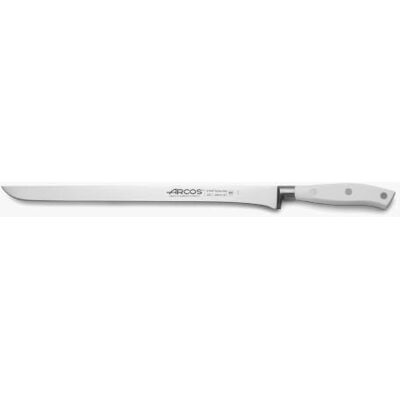Arcos Nůž na krájení/šunku s kovanou čepelí z ušlechtilé oceli 300 mm ergonomická rukojeť z polyoxymetylenu (POM), tenká čepel s charakteristickým měkkým okrajem bílý Arcos Nůž na krájení/šunku s kovanou čepelí z ušlechtilé oceli 300 mm ergonomická rukojeť z polyoxymetylenu (POM), tenká čepel s charakteristickým měkkým okrajem bílý