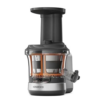 Kenwood Slow Juicer KAX720PL příslušenství pro kuchyňské roboty , elektrický odšťavňovač s nádobou na šťávu 400 ml a funkcí proti odkapávání, stříbrný šedý Kenwood Slow Juicer KAX720PL příslušenství pro kuchyňské roboty , elektrický odšťavňovač s nádobou na šťávu 400 ml a funkcí proti odkapávání, stříbrný šedý